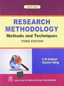 Research methodology : methods and techniques /