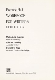 Prentice Hall workbook for writers /