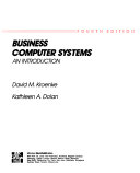 Business computer systems : an introduction /