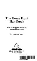 The home front handbook : how to support missions behind the lines/