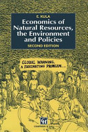 Economics of natural resources and the environment /