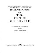 Twentieth century interpretations of Tess of the d'Urbervilles : a collection of critical essays /