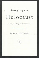 Studying the Holocaust issues, readings, and documents /