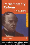 Parliamentary reform, 1785-1928