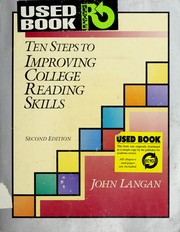 Ten steps to improving college reading skills /
