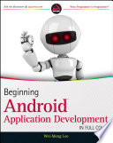 Beginning Android application development