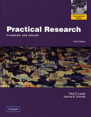 Practical research : Planning and design /