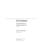 Of children : an introduction to child development /
