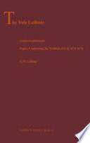 Confessio philosophi papers concerning the problem of evil, 1671-1678 /