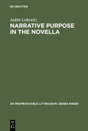 Narrative purpose in the novella /