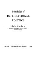 Principles of international politics.