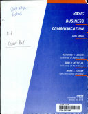 Basic business communication /