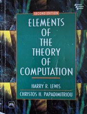 Elements of the theory of computation /