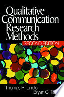 Qualitative communication research methods /