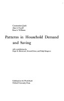Patterns in household demand and saving /
