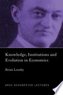 Knowledge, institutions, and evolution in economics