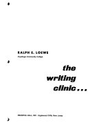 The writing clinic ... /