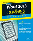 Word 2013 eLearning kit for dummies /
