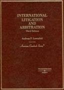 International litigation and arbitration /