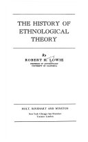 The history of ethnological theory /