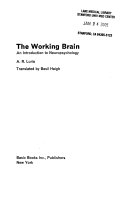 The working brain : an introduction to neuropsychology /