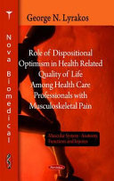 Role of dispositional optimism in health related quality of life among health care professionals with musculoskeletal pain