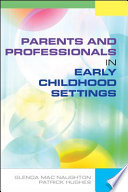 Parents and professionals in early childhood settings