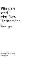 Rhetoric and the New Testament /