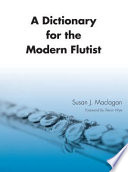 A dictionary for the modern flutist