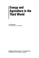 Energy and agriculture in the third world /