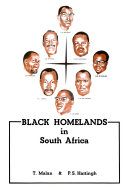 Black homelands in South Africa /