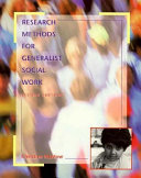 Research methods for generalist social work /
