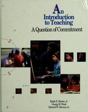 An lntroduction to teaching : A question of commitment /