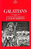 Galatians : a new translation with introduction and commentary /