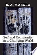 Self and community in a changing world