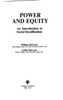 Power and equity : an introduction to social stratification /