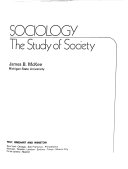 Sociology : the study of society /