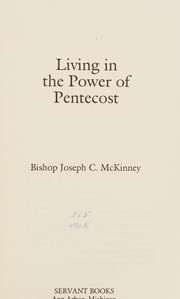 Living in the power of pentecost.