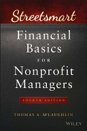 Streetsmart financial basics for nonprofit managers /
