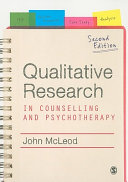 Qualitative research in counselling and psychotherapy /