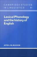 Lexical phonology and the history of English