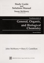 Fundamentals of general, organic, and biological chemistry : study guide and solutions manual /