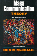 Mass communication theory : An Introduction /