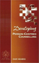 Developing person-centred counselling /