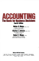 Accounting : The basis of business decisions /