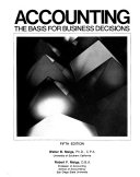 Accounting : the basis for business decisions /