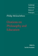 Orations on philosophy and education /