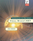 Programming the web using Visual Studio.NET [accompanied by CD-ROM] /