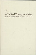A unified theory of voting directional and proximity spatial models /