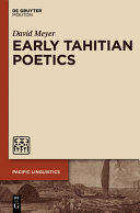 Early Tahitian poetics /